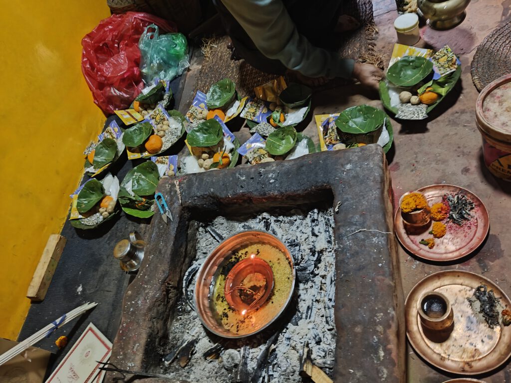 schamanisches ritual in nepal